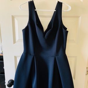Navy Scuba Cocktail Dress
